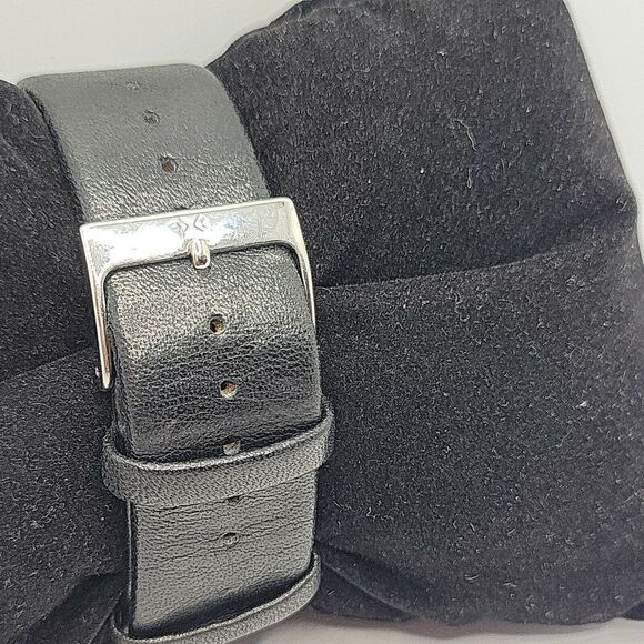 Skagen Ancher SKW6104 Men\'s Black Leather Analog Dial Quartz Wrist Watch AM578 main image 4